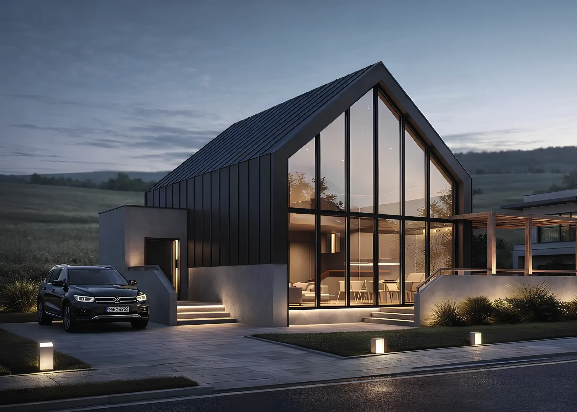 Wizualizacja: BarnHouse 130